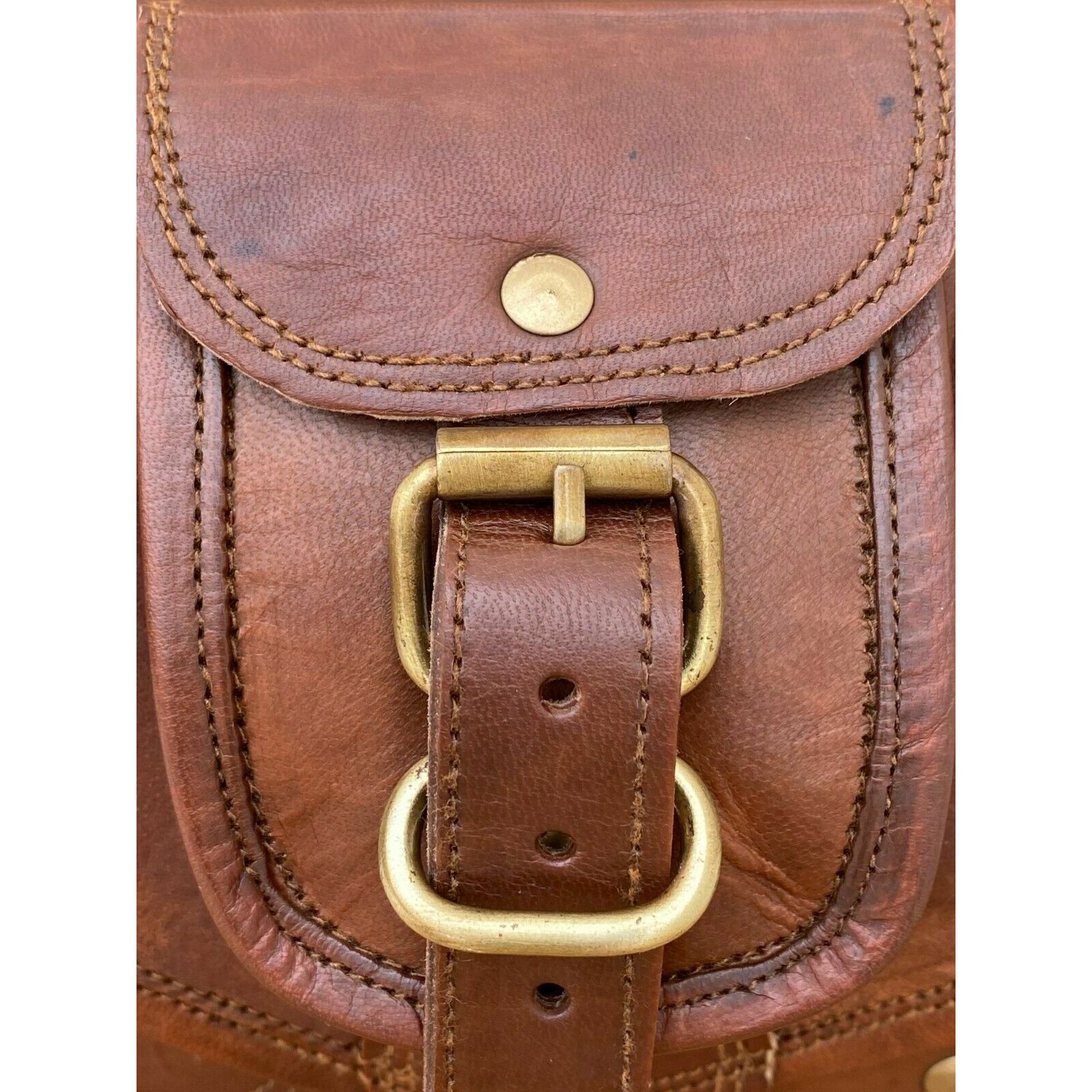 Кожаная сумка-мессенджер — фото 2