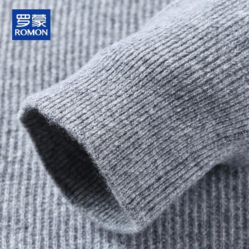 ROMON Men's 100% Cashmere Half Turtleneck Pullover Sweater