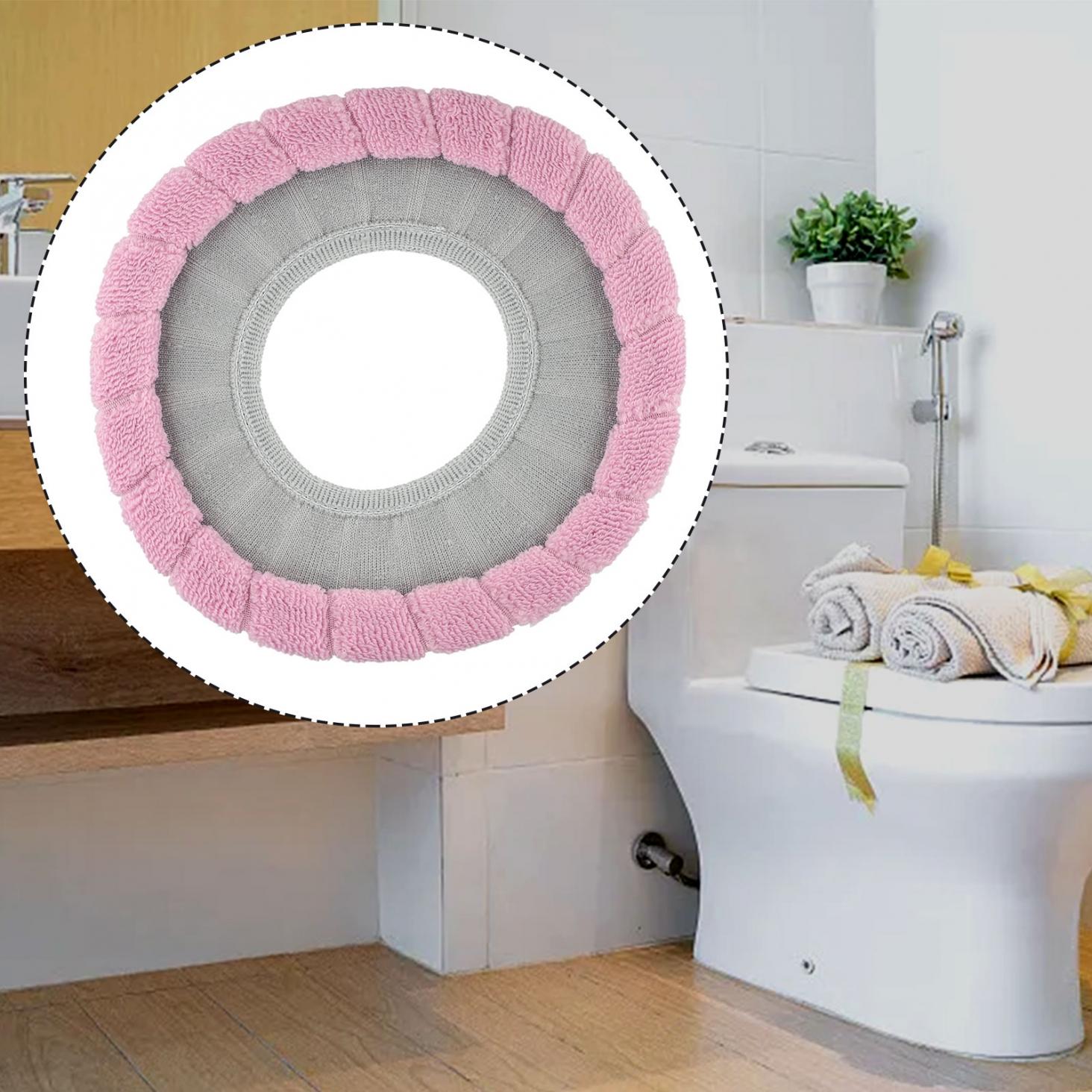 

Bathroom Warmer Toilet Washable Soft Pad Seat Closestool Cover Lid Mat-Cushion