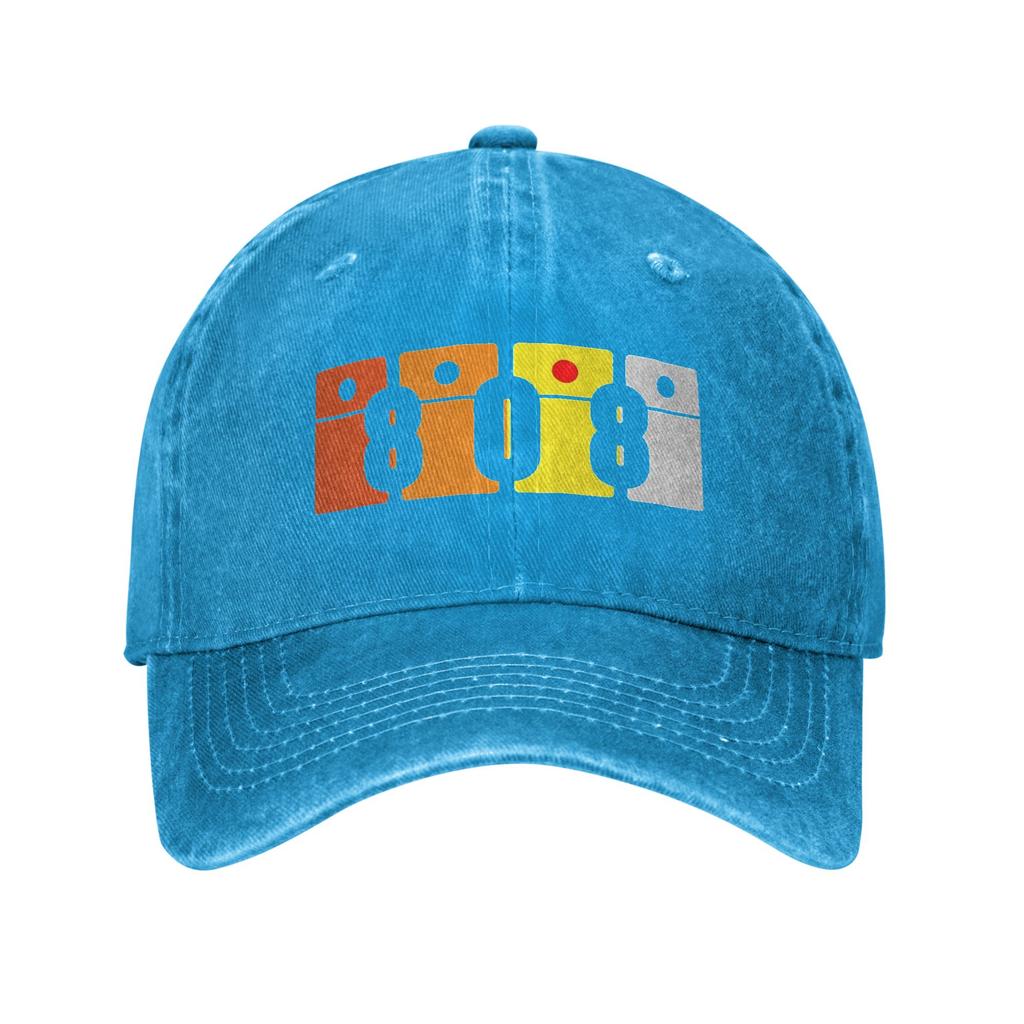 Classic Music Electronic Drum Machine Unisex Unstructured Baseball Caps s Distressed Denim Hats Casual Workouts Headwear