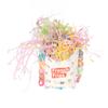 Bird French Fries Toy Colorful Paper Strips Foraging Bamboo Trap Cup Parrot Chewing Toys for Cockatiels Parakeets
