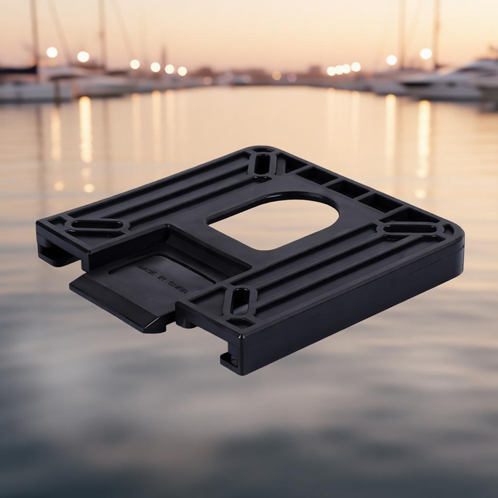 Simple Install ABS Plastic Boat Seat Base With Quick Disconnect Function For Pontoon And Fishing Boats