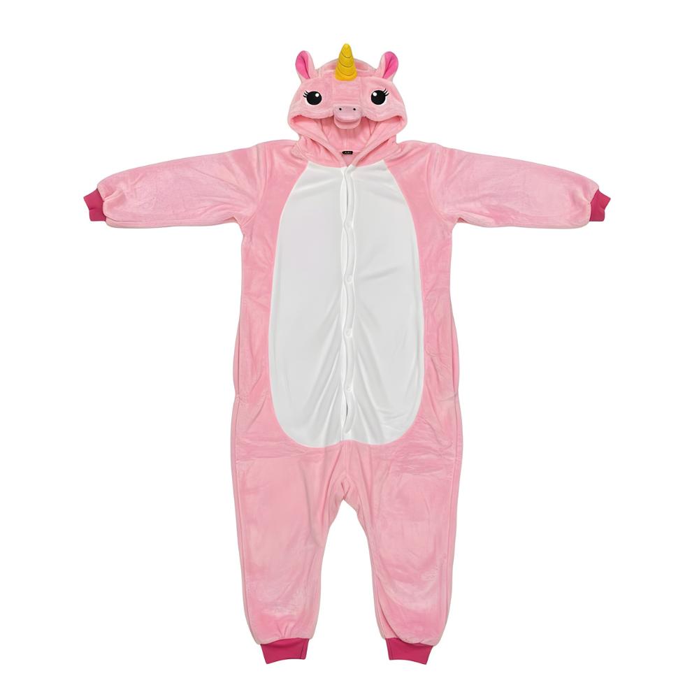 Pink Unicorn Kigurumi Onesie Costume XL: 175-185Cm