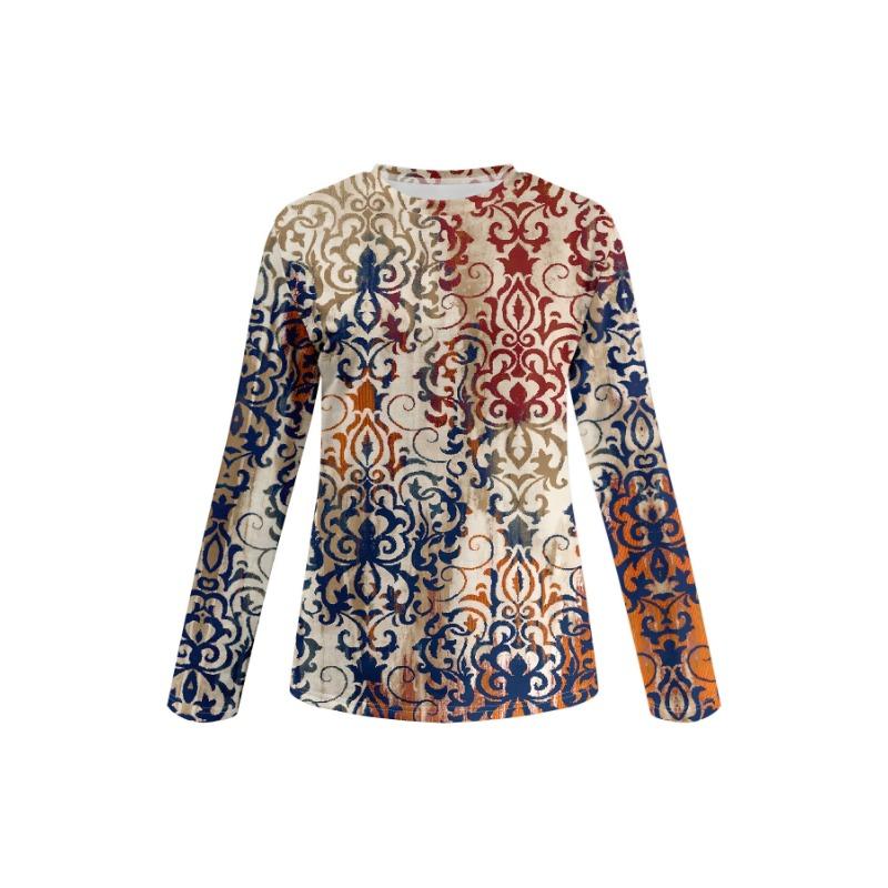 Autumn Fashion 3D Print Crew Neck Long Sleeve T-Shirt Casual Women Clothing Y2k Clothes Harajuku Female Clothing Plus Size Tops