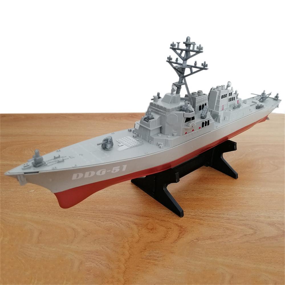 Пластиковая модель ракетного корабля Статическая игрушка Готовая модель военного корабля Военный корабль Эсминец с подставкой для демонстрации Украшения Военная пластиковая модель United States