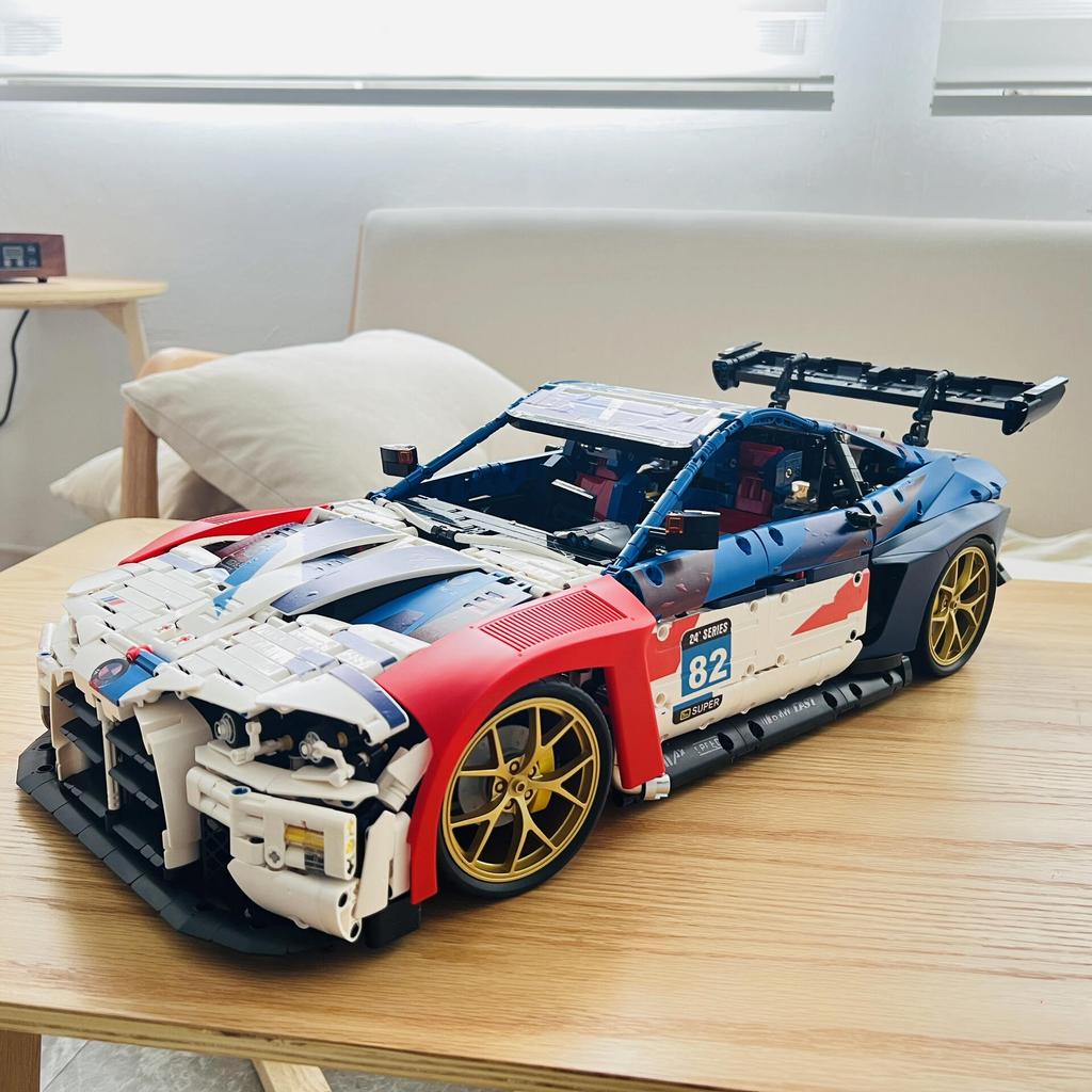 4556PCS City Technical M4 Poweful Sport Car Building Blocks  High-Tech Racing Sports Car M4 Model Toys Gift for Kids