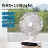 USB Charging Mini Desktop Fan with Automatic Head Shake and Display