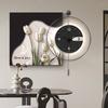 Korean Luxury Clock Wall Design Fashion Minimalist Creative Aesthetic Wall Clocks Modern Art Mural Reloj Pared Room Decorations
