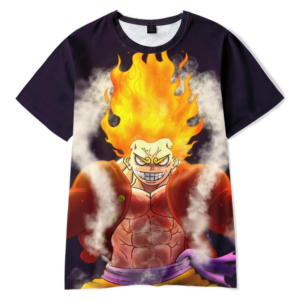 Funny Cartoon ONE PIECE T Shirt Cool Men's Tshirt O Neck Casual Unisex Streetwear Anime Fashion Tee