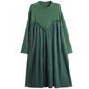 Xitao Fashion Solid Color Casual Knitting Dress GJ1010