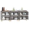 Sideboards 3 pcs Grey Sonoma 60x35x70 cm Engineered Wood