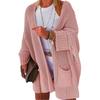 Women's Plus Size Autumn/Winter Pocket Cardigan Sweater Coat