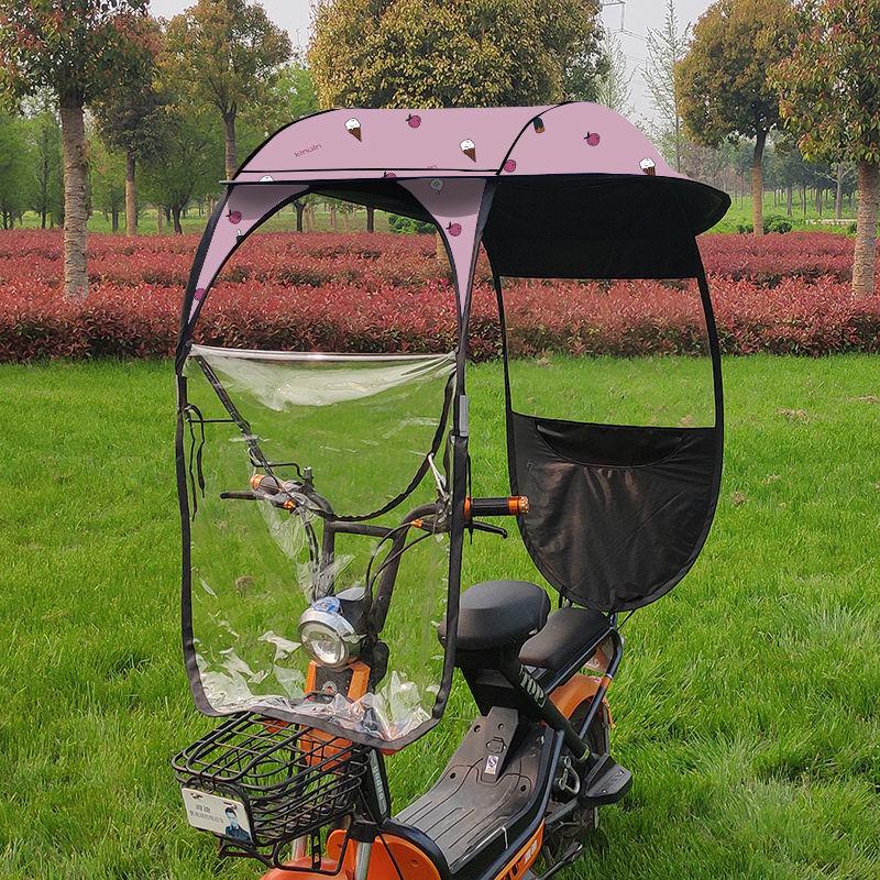 Kompaktes Elektrofahrrad-Verdeck: Verdickte Sonnen-, Regen- und Windschutzhülle