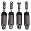 4pcs Set Metal Adjustable Shock Absorber for MN 1 16 Remote Control Car Model Upgrade PartsTitanium Color