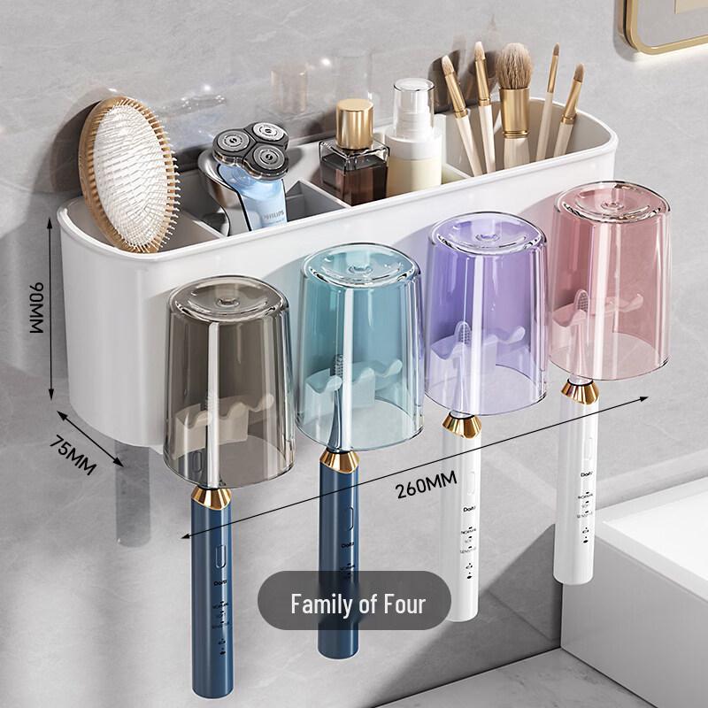 LIEI Punch-Free Toothbrush Holder