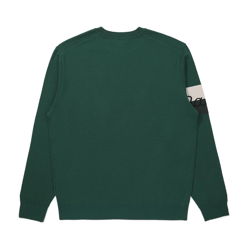 MALBON GOLF Bucket Long Sleeve Sweater Green (Man)