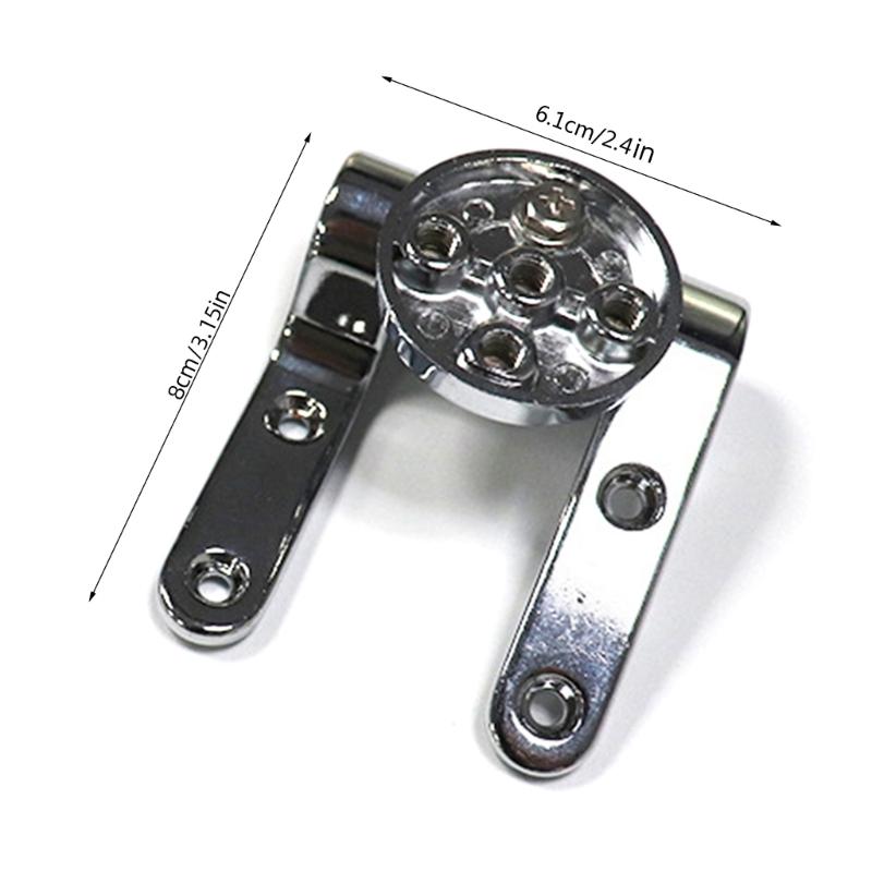 Upgraded Toilet Hinges Toilet Lid Hinges with Slow Drop Mechanism for Bathroom