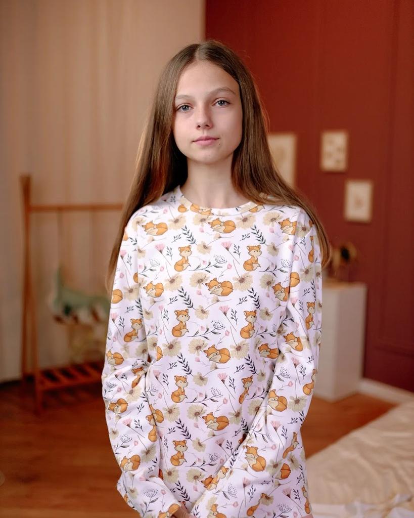 Mädchen Winter Pyjama Set – Warmer gebürsteter Strick & Entspannte Passform, Winter, 6076-024-2 HC