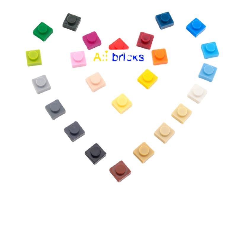 1600pcs DIY Building Blocks 1x1 Dots 25Color Educational Creative Size Compatible 3024 Toys for Children Thin Figures Bricks