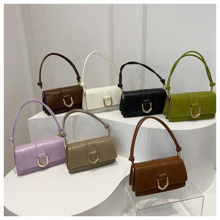 Women's small bags Fashion handbags Winter texture Foreign style messenger bags Commuter small square bags