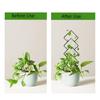 1pc Modern Diamond-Shaped Plant Stand Indoor Climbing Plants Supports Iron Stand For Ironwood Ivy Roses Gardening Accessories