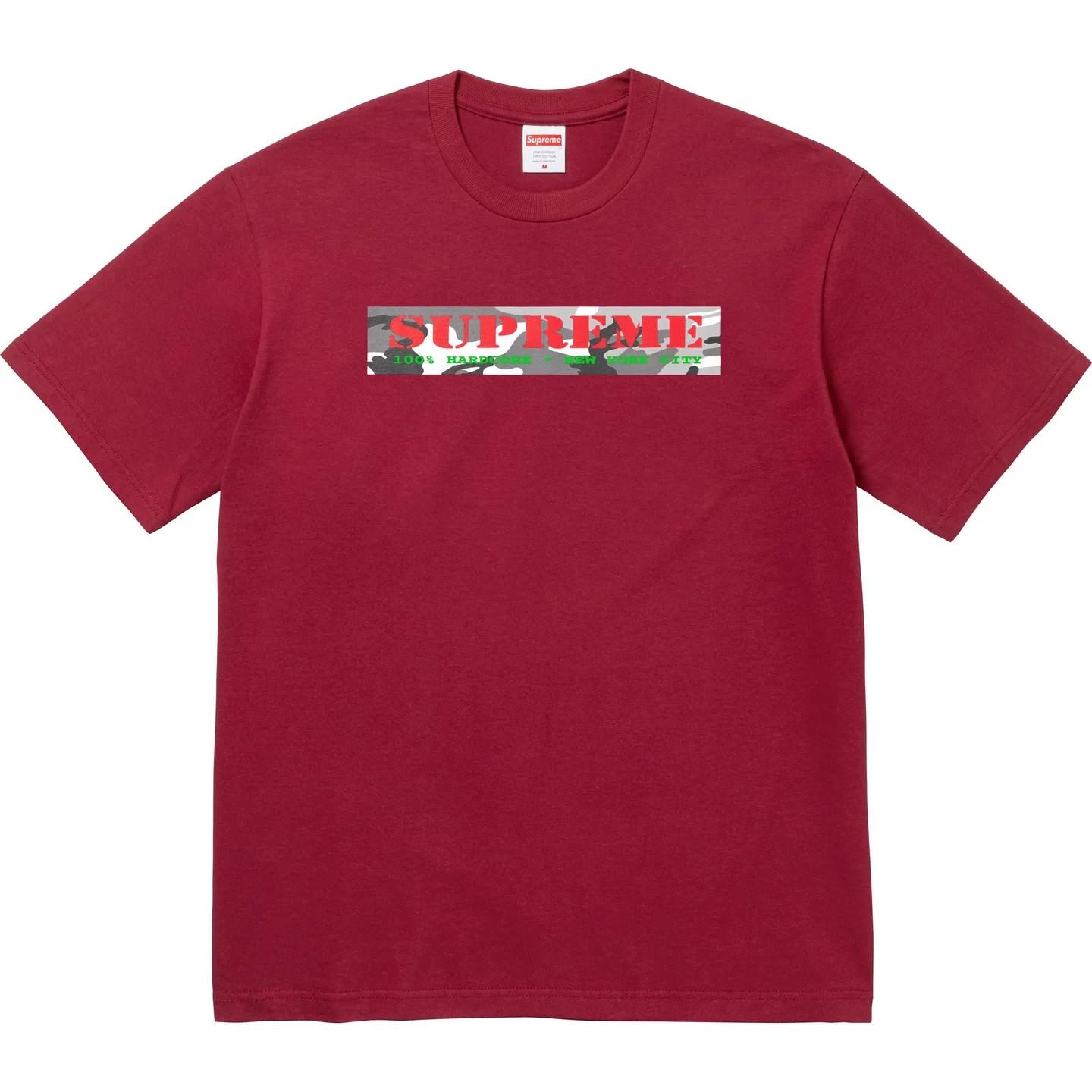Supreme Hardcore Tee Cardinal XXL