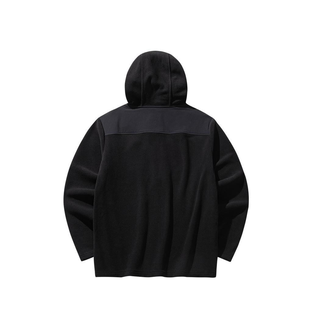 Anta Outdoor Camping Thick Knitted Jacket Men jackets Basic-Black 152616702-3