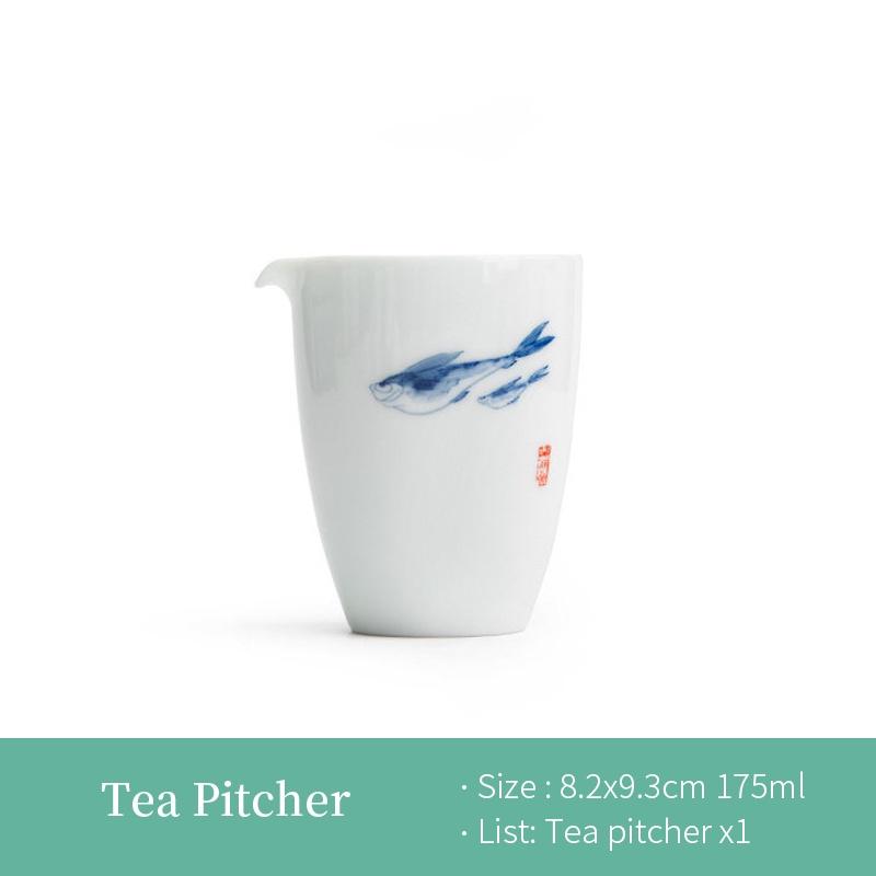 175ml Ceramic Fair Cup Hand-painted Tea Divider Creative Tea Sea
