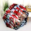 Arsenal Players pattern, automatic folding umbrella, portable and foldable design, 8 ribs, a Christmas or birthday gift.
