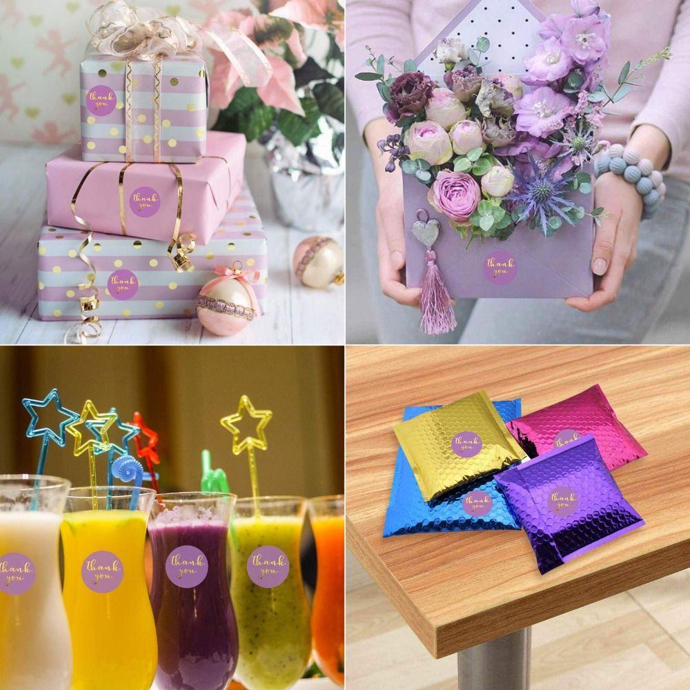 500 Buc Etichete Violet Autocolante Rola Etichete Rotunde Autocolante Autoadezive Nunti