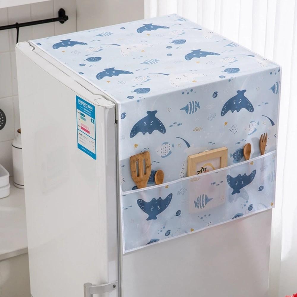 Washable Foldable Storage Dust Cover PEVA Washing Machine Cover New Household Appliance Cover