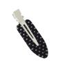 Black White Polka Dot Acrylic Hair Clips Minimalist Secure Hold Suitable for Daily Wear Party Outfits Hairpin Accessories