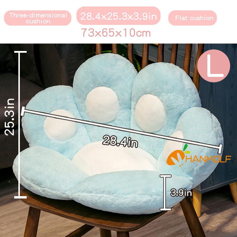 Cat'S Paw Plush Pillow Stuffed Fluffy Chair Sofa Cartoon Animal Seat Cushion Indoor Floor Decoration For Cats Dogs Present