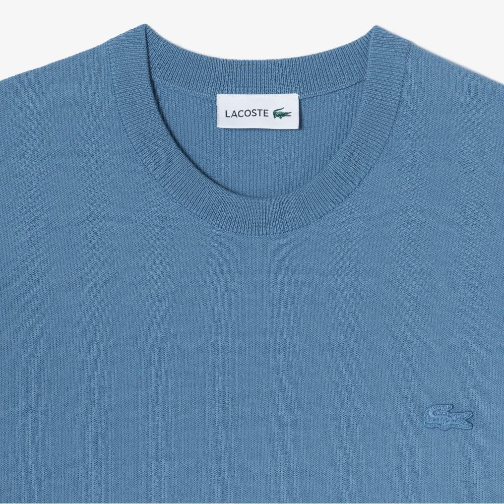 [lacoste] Men's Solid Short-Sleeve Crew Neck Pullover AH324E-56G776