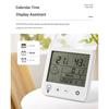 Indoor Thermometers Hygrometer Clock Featuring Large Display And ±1℃ Accuracy For Home Use HX6C