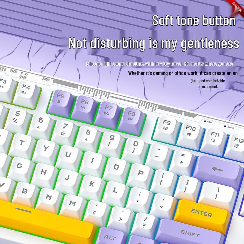 AOC GK168 87-Key Wired Keyboard