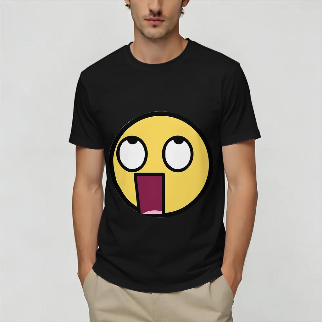 Casual Epic Face Vampire TShirt for Unisex O Neck Cotton T Shirts Short Sleeve Tees Plus Size Clothes