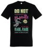 Do Not Go Gentle T-Shirt Pixel 8 Bit Geek Nerd Fun Retro Astronaut Space Planet