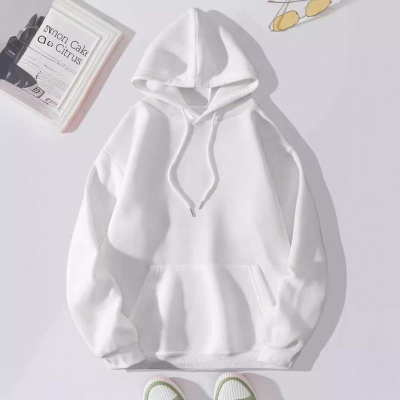 Men's Thickened Oversized Velvet Hoodie - Unisex Sweatshirt, Large Size