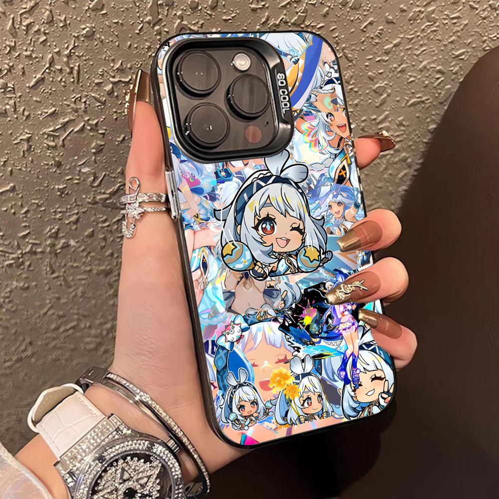 

Game GI Mualani Translucent Mobile Phone Case for iPhone 17 16 15 14 13 12 11 X XR XS 8 7 Air Pro Max Plus Colorful Cover iPhone 7 Plus