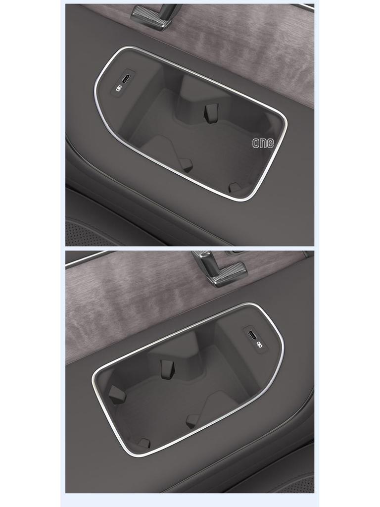 Porte-gobelet en silicone compatible pour 26 modèles pour la troisième rangée du Nio ES8 - Accessoire de voiture 3e génération 2026