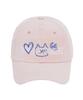 LMR Drawing Graphic Lettering Ball Cap Pink