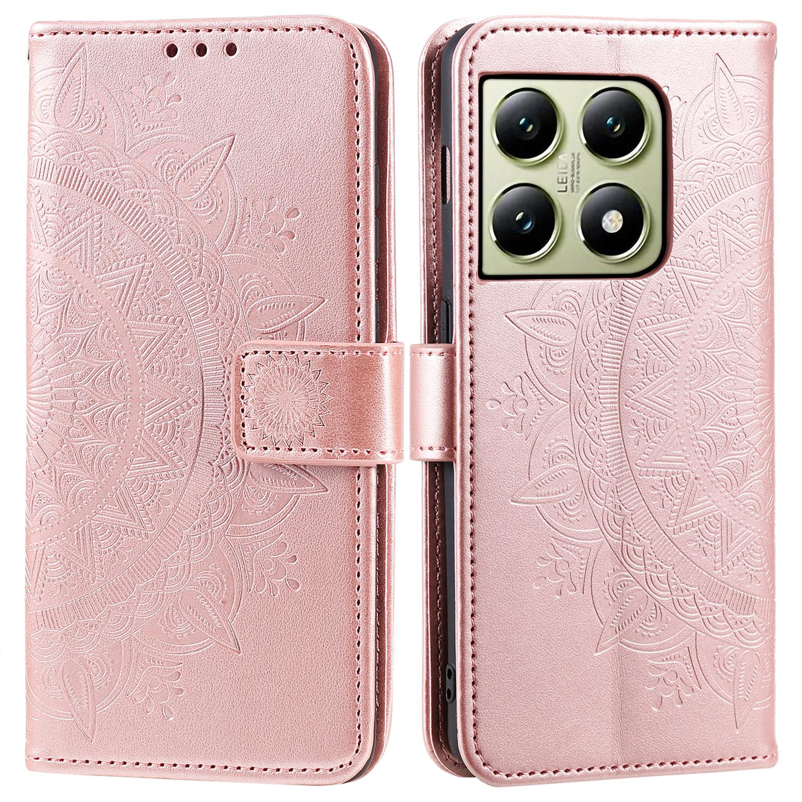 For Xiaomi 14T Pro Case Imprinted Totem PU Leather Wallet Stand Phone Cover G