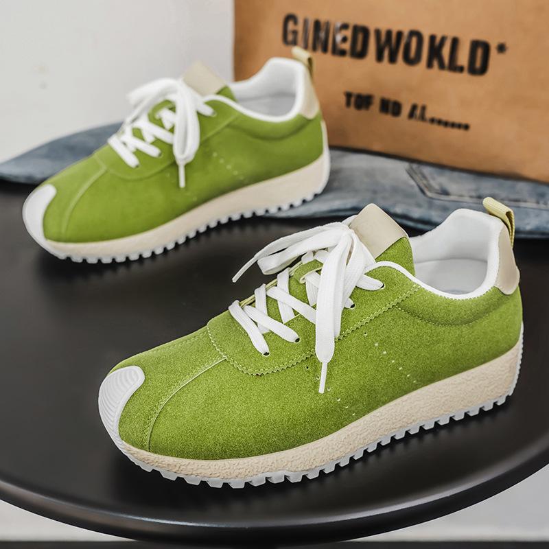 

Men s shoes 2025 spring and summer fashion versatile casual shoes men s sports style platform lace-up trend sports shoes 44