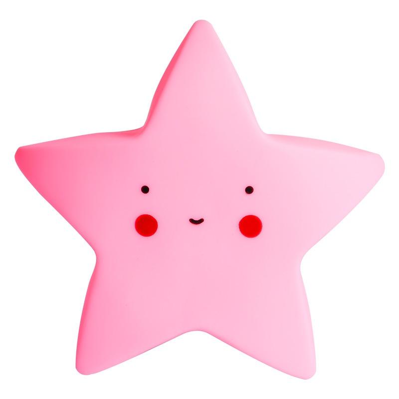 New Cartoon Light Silicone Cloud Night Light Ins Style Shell Moon Star Lamp Led Night Lights for Kids Baby Bedroom Birthday Party Gifts