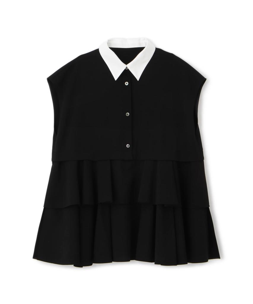 Adore Peplum Blouse Touch Compatible with (Dry Georgette, Sets) / Women's / 531-5210605 010_Black