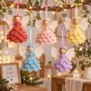 Cute Crochet Angel Ornament Kit Handmade Knitted Angel Pendant DIY Crochet Kit  Holiday Decor