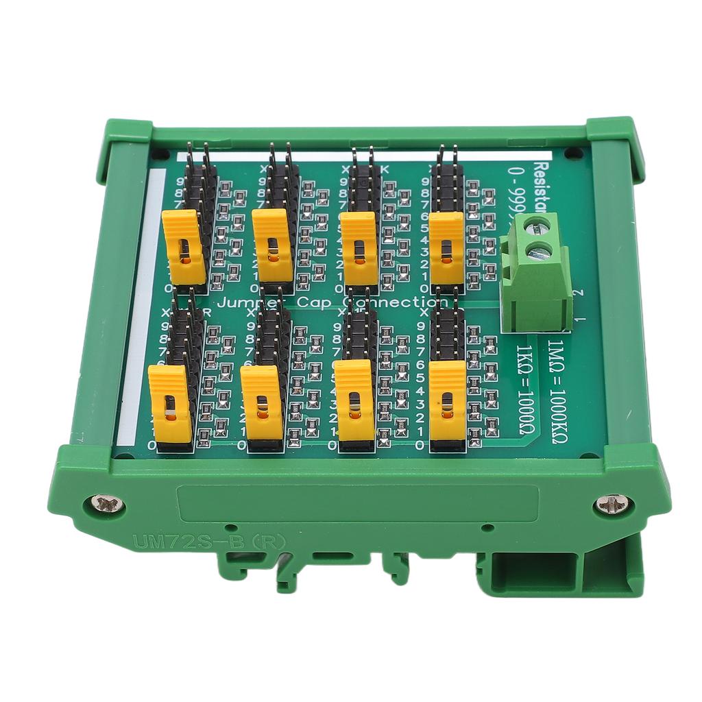 Widerstandsplatine 0 bis 9999999,9 Ohm PCB Programmierbare SMD-Widerstandsplatine mit Klemmen 220V