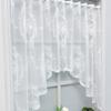 White Lace Short Curtain Aesthetic Lace Curtain French Balcony Half-curtain Living Room Screen Window Curtains Home Supplies