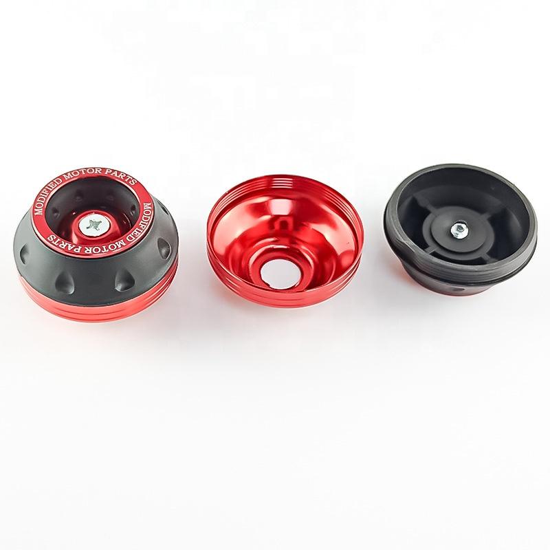1pair Motorcycle Scooter Modification Accessories Semi-CNC Front Fork Cup Decorative Front Shock Absorber Anti-fall